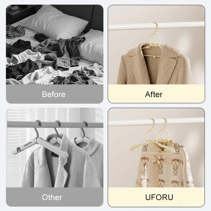 شماعة دوبامين للسفر متعددة الوظائف من Uforu - تصميم مدمج قابل للطي لرحلات العمل ومسكن الكلية #4