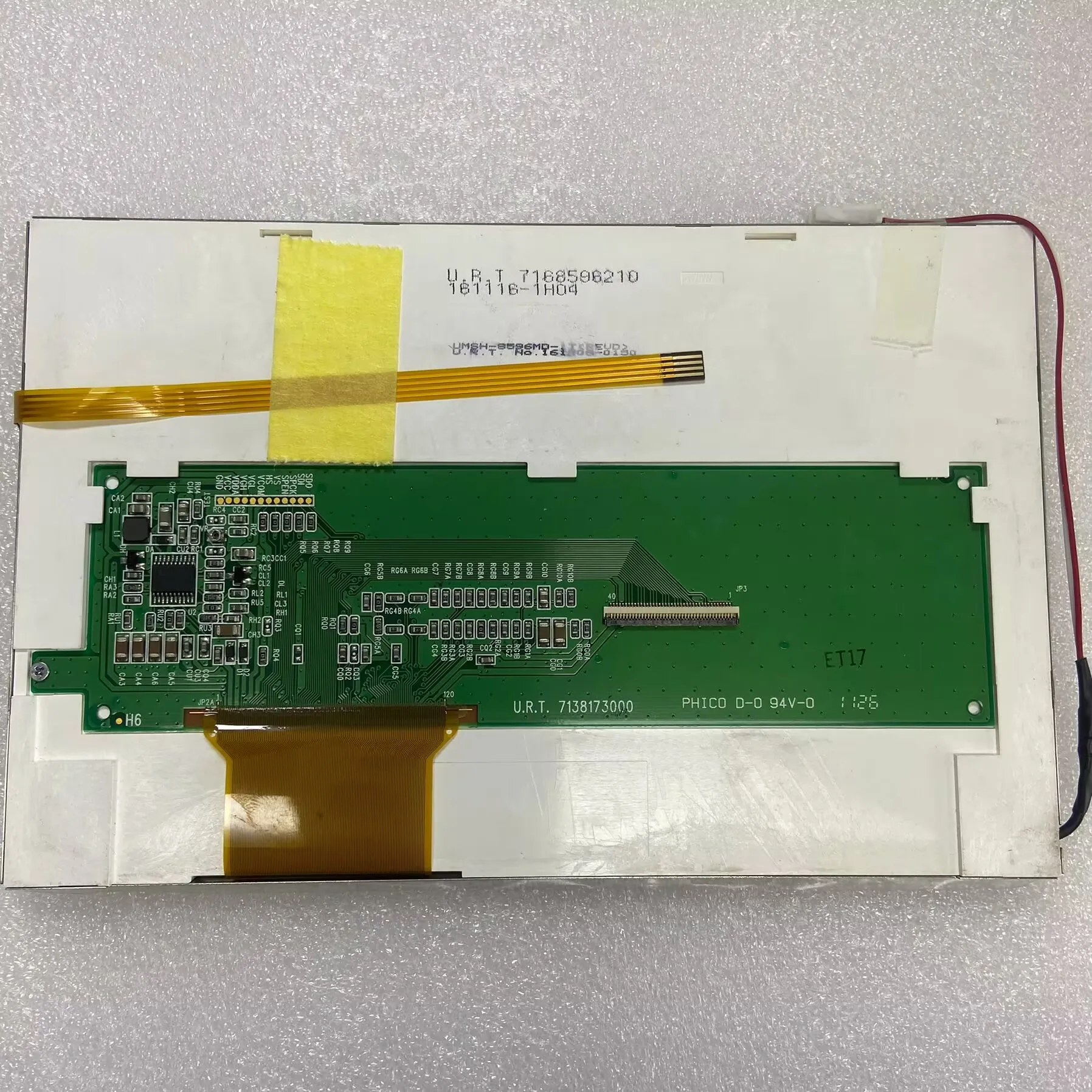 

7 Inch UMSH-8596MD-7T U.R.T 7168596110 U.R.T 7138173000 LCD Screen Display with Touch Screen Repair Replacement