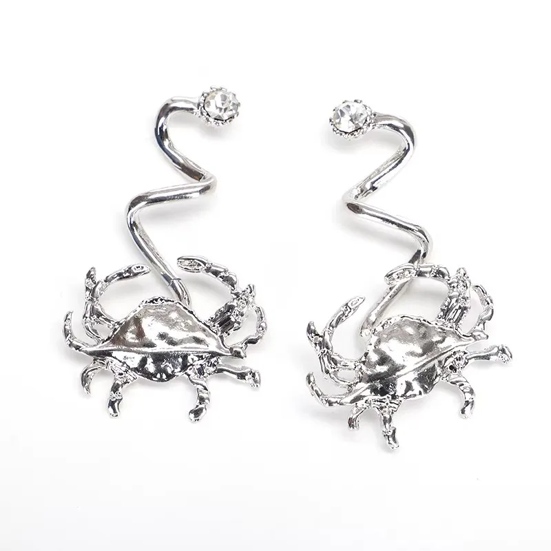 Swimming Crab Charm Summer Beach Flip Flops Buttons Slipper Shoes Twisters Fashion Ornament Accessories