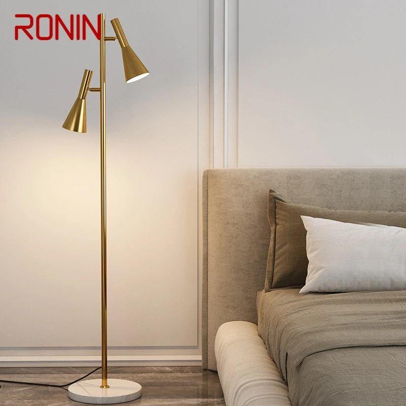 

RONIN Nordic Floor Lamp Modern Family Iiving Room Bedroom Angle Aadjustment LED Creativity Standing Lightight