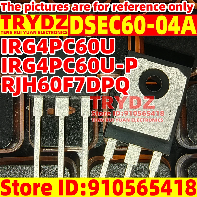 5-1pcs DSEC60-04A IRG4PC60U IRG4PC60U-P RJH60F7DPQ TO-247 Original Used / Domestic