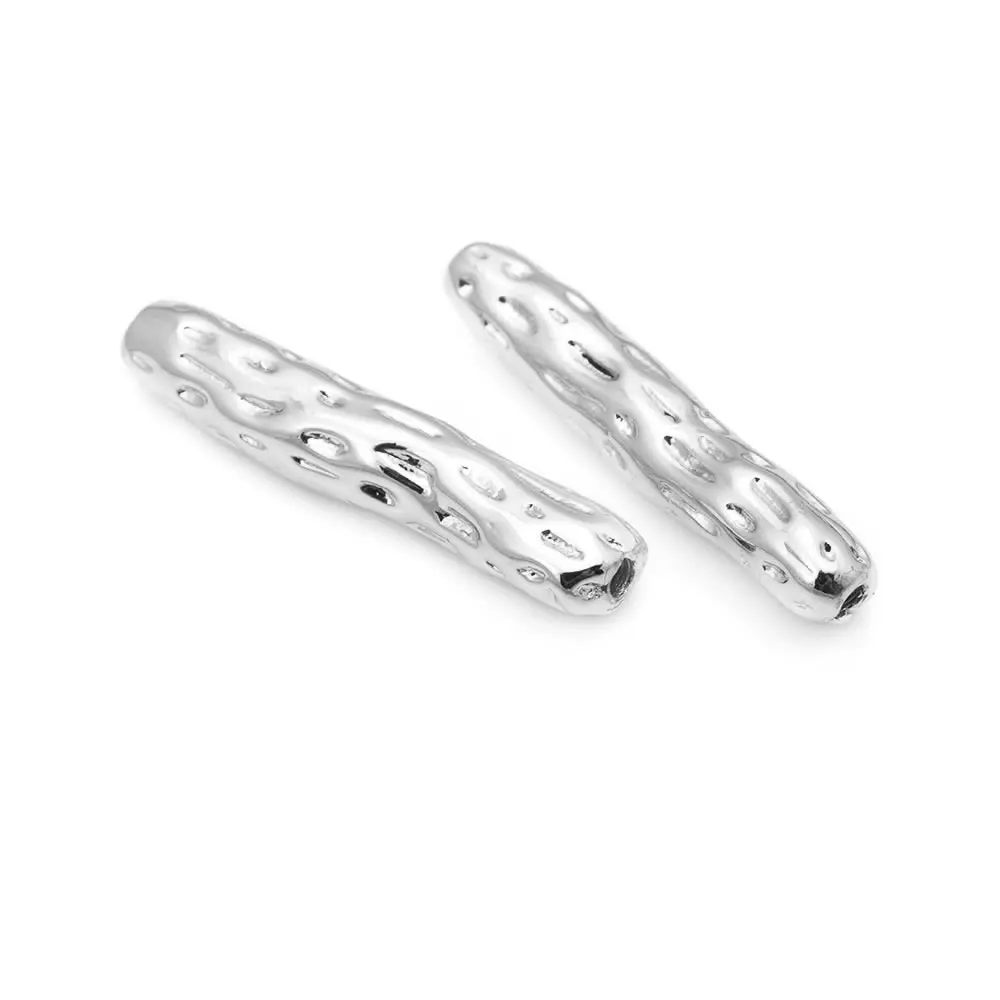18K Gold Farbe Messing Unregelmäßige Rohr Halsketten Armbänder Spacer Perlen Hohe Qualität Diy Schmuck Machen Zubehör für Frauen – Detail 11