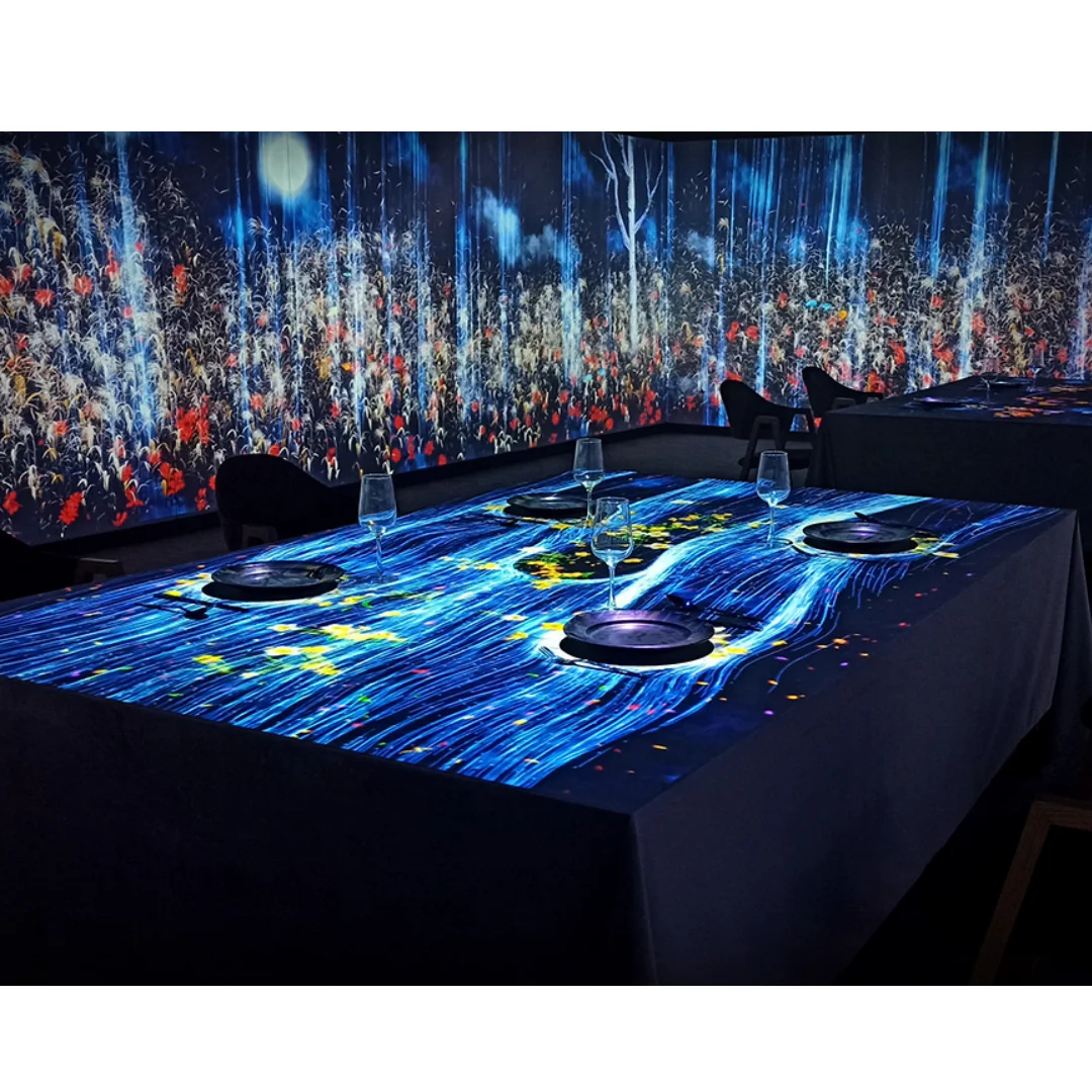 

Non-tensioned 3D Holographic Mesh Projector Screen, Outdoor Large 3D Holographic Screens 10x30 Meter