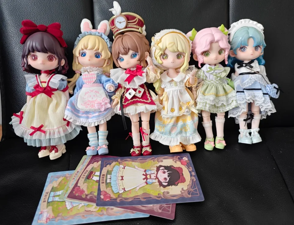 Liroro Seri Rumah Dongeng 12 Titik Bjd Boneka Bersama Kotak Buta Figur Aksi Dapat Digerakkan Patung Kotak Misteri Dekorasi Hadiah Mainan