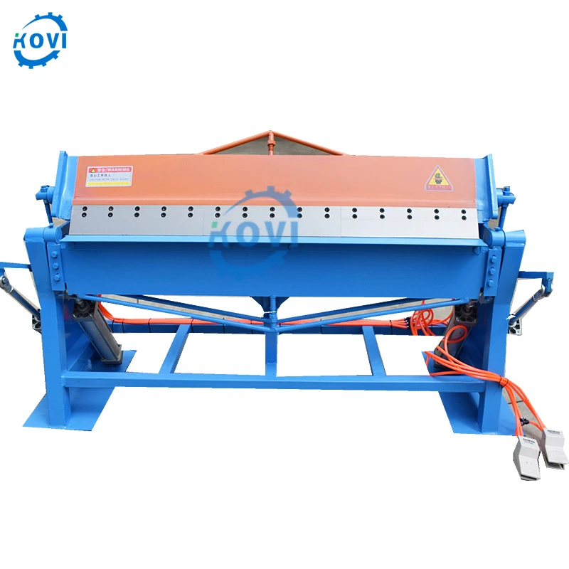 Electric Iron Metal Edge Folding Machine Pneumatic Stainless Steel Carbon Sheet Metal Bending Machine