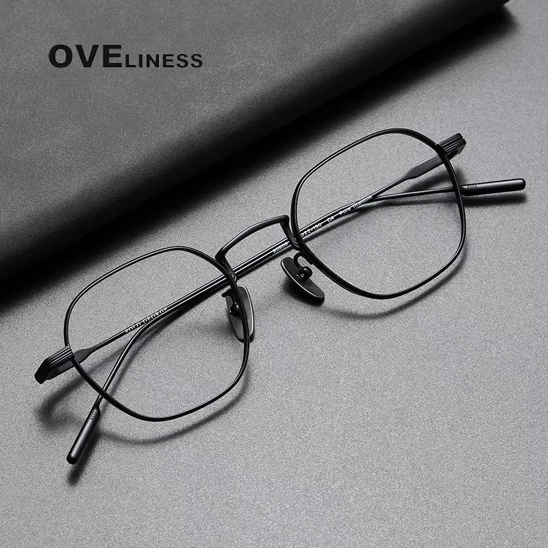 

Pure Titanium Glasses Frame for Men women Square Eyewear 2025 New Male Classic Full male Eyeglasses Frames spectacles