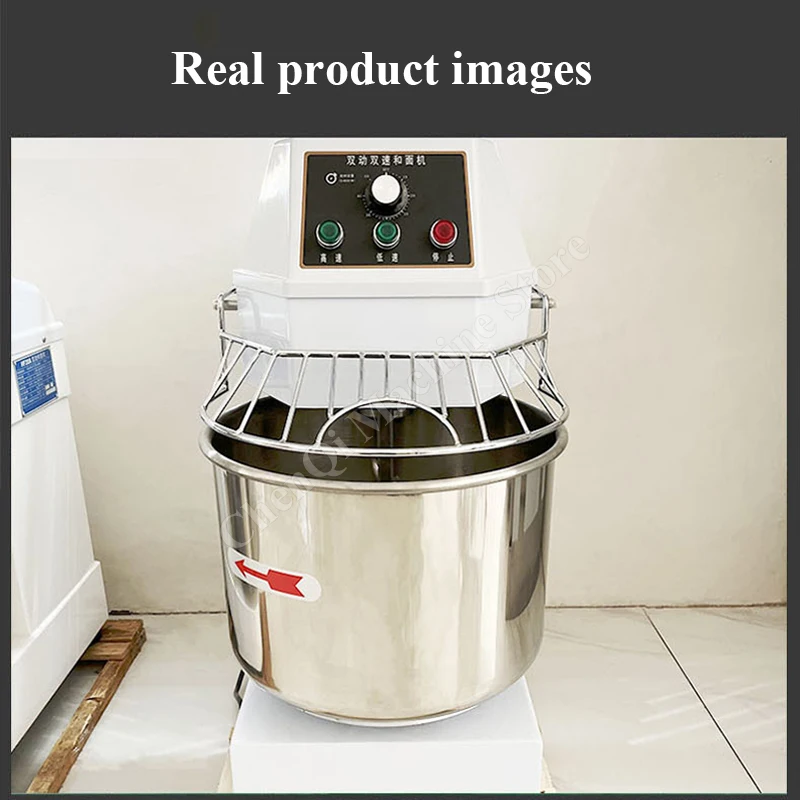 Dough Mixer Kneading Machine Kitchen Flour Commercial Household Restaurant Food Mixer Variable Speed Compact  Spiral Dough Mixer