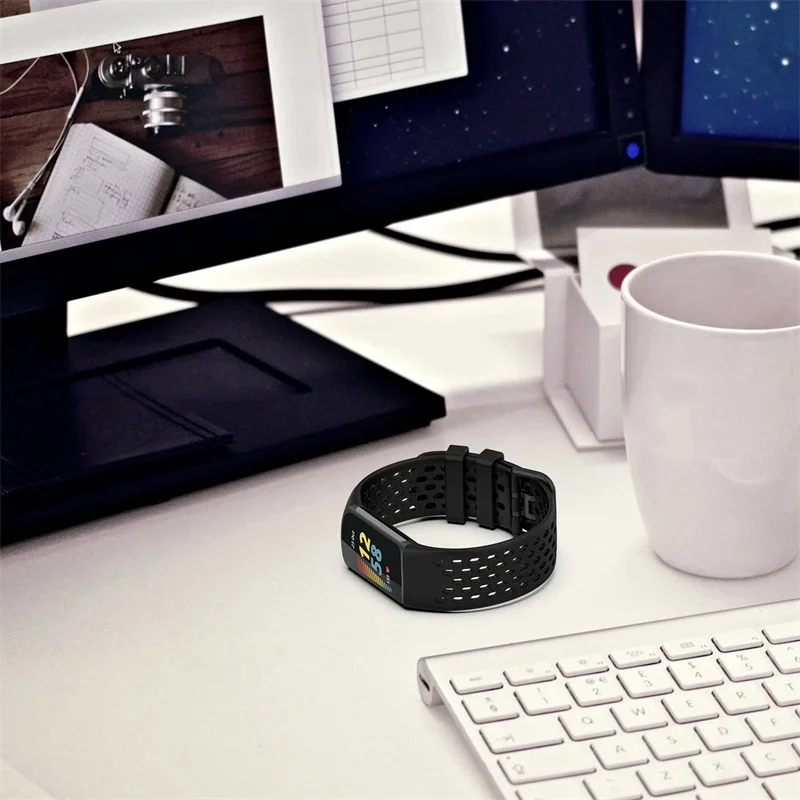 Silicone Strap For Fitbit Charge 5 6 Smart Watch Band Sports Wristband For Fit Bit Charge 5 6 Bracelet Accessories - view 5