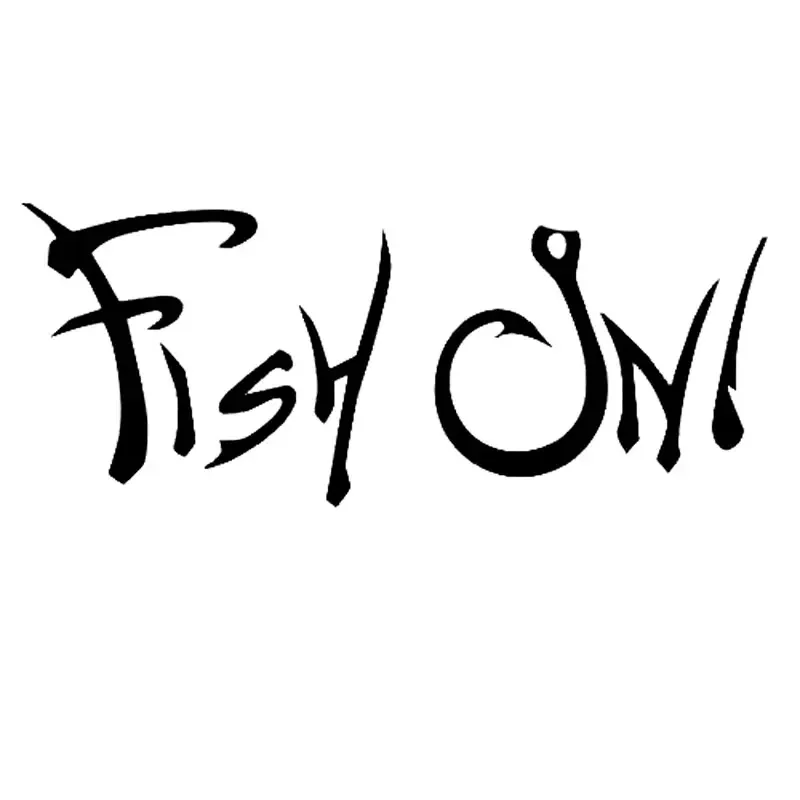 

Car Sticker Fish Decal Decal Boat Fishing Hunting Vinyl Car Sticker Waterproof Sunscreen PVC 15CM