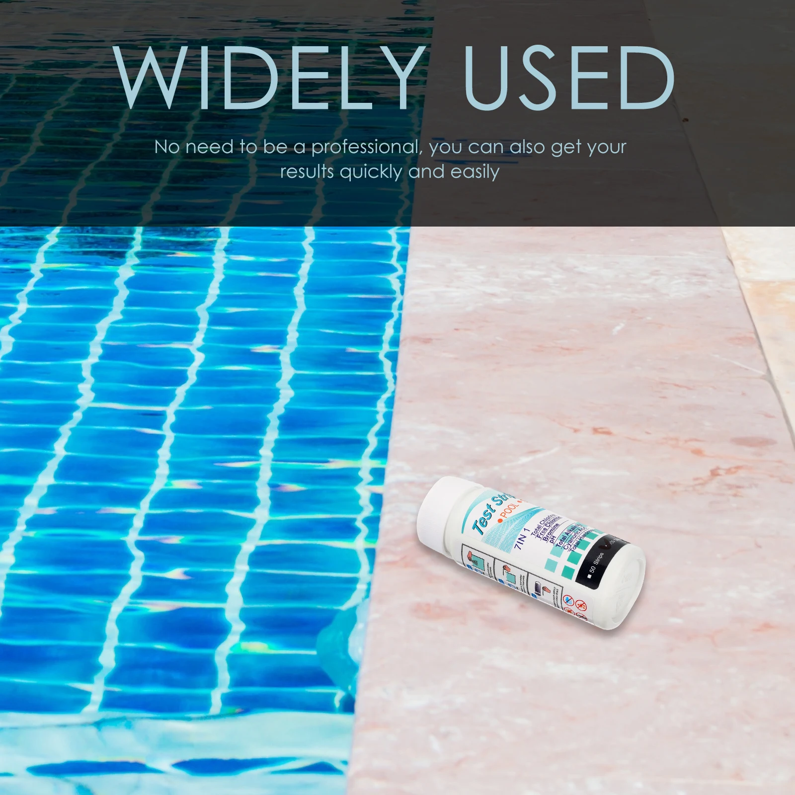 

1 Box Of Water Strips Ph Hardness Alkalinity For Pool Spa Aquarium Testing Tool Ph Test Strips Pool Test Kit Water Testing