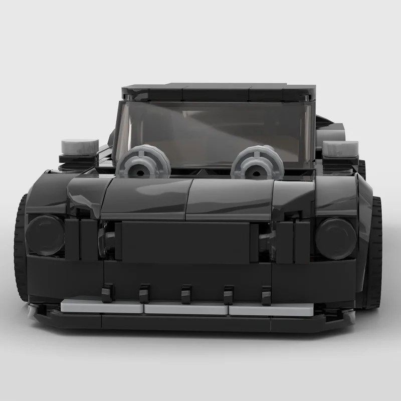 307 PCS Speed Hypercar 1965 Mustang Custom Blackstang MOC Customize Modular Building Block Popular Simple DIY Assembly Toy Gift