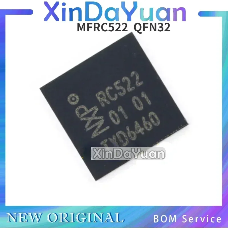 5 piezas MFRC522 RC522 QFN32 523 Tarjeta de radiofrecuencia RFID Chip de lectura y escritura sin contacto