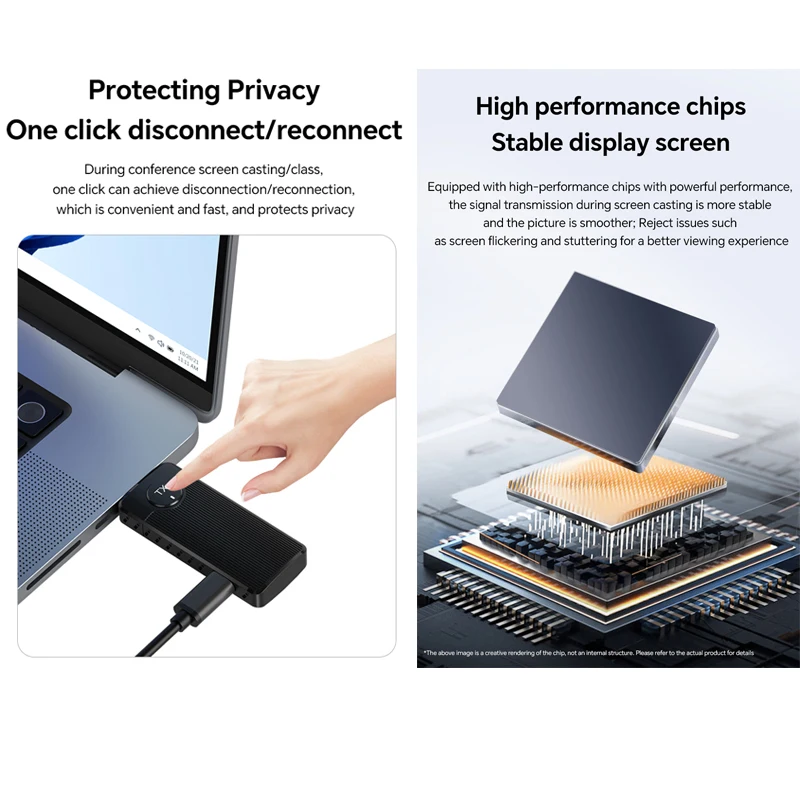 5g espelhamento receptor sem fio hdmi-compatível receptor trocador de tela sem fio hd transmissor receptor adaptador/conversor de vídeo