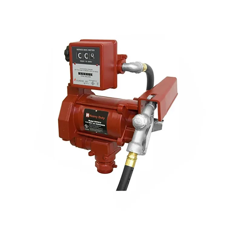 

Mobile Petrol Gas Filling Station Gasoline Fuel Dispensing Pump with Flow Meter and Manual Nozzle for Sale