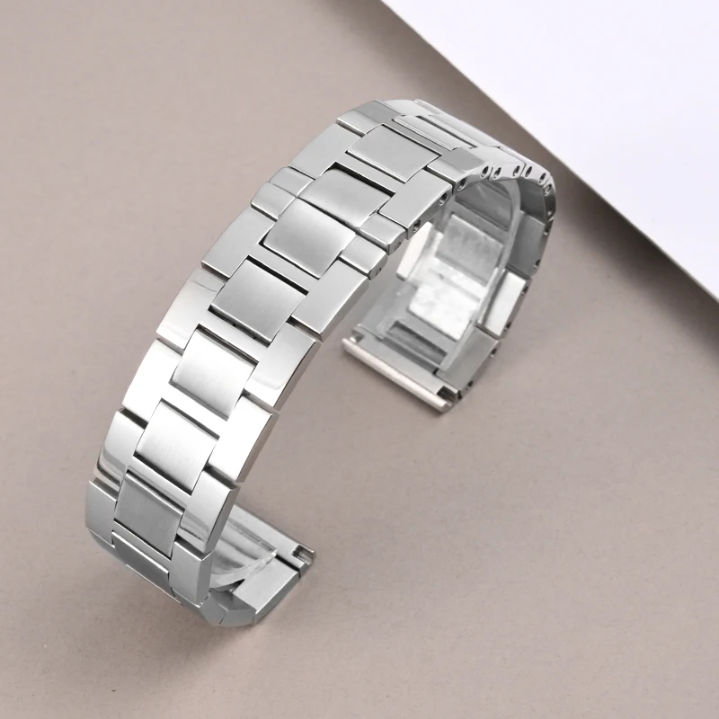 

Роскошный ремешок для часов Cartie Premium, однотонный ремешок из нержавеющей стали для мужчин и женщин