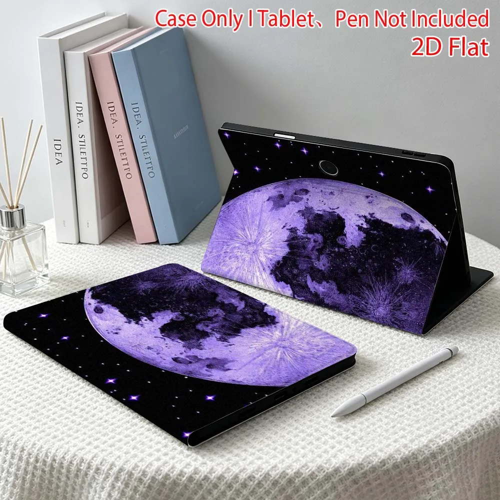 Moon creative pattern For OPPO VIVO IQOO OnePlus Realme Pad 3 Pro 13 12.1 11.4 11 inch Pen Tray Tablet Case Soft