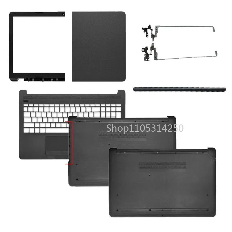 New For HP 250 G7 256 255 G7 15-DB 15-DA TPN-C135 TPN-C136 LCD Back Cover Lid Front Bezel Hinges Palmrest Top Cover Bottom Case