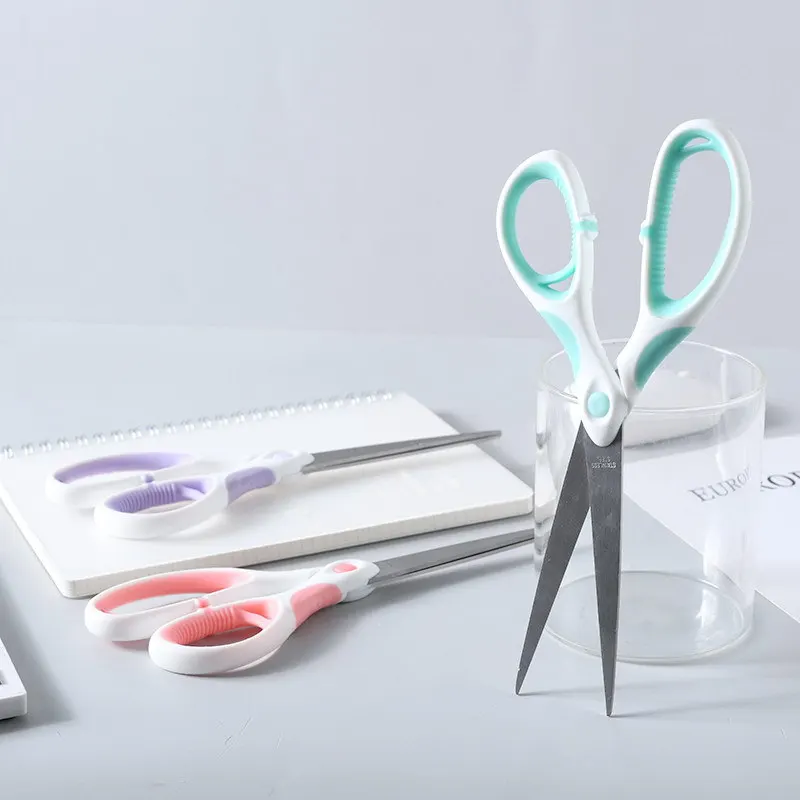 3-Specification Colored Scissors, Creative Student Office Supplies, Multi-Purpose Scissors, Suitable For Office And School Stati