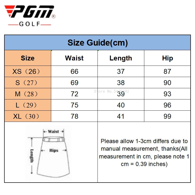 PGM Golf Apparel Summer Women Golf Skirt Pleated Tennis Skirt Ladies Casual Fashion Sports Skorts High Waist Quick Dry Shorts