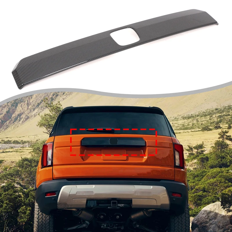 

1Pcs ABS carbon fiber For Honda Passport 2026 car tailgate trim sticker car exterior protection accessories