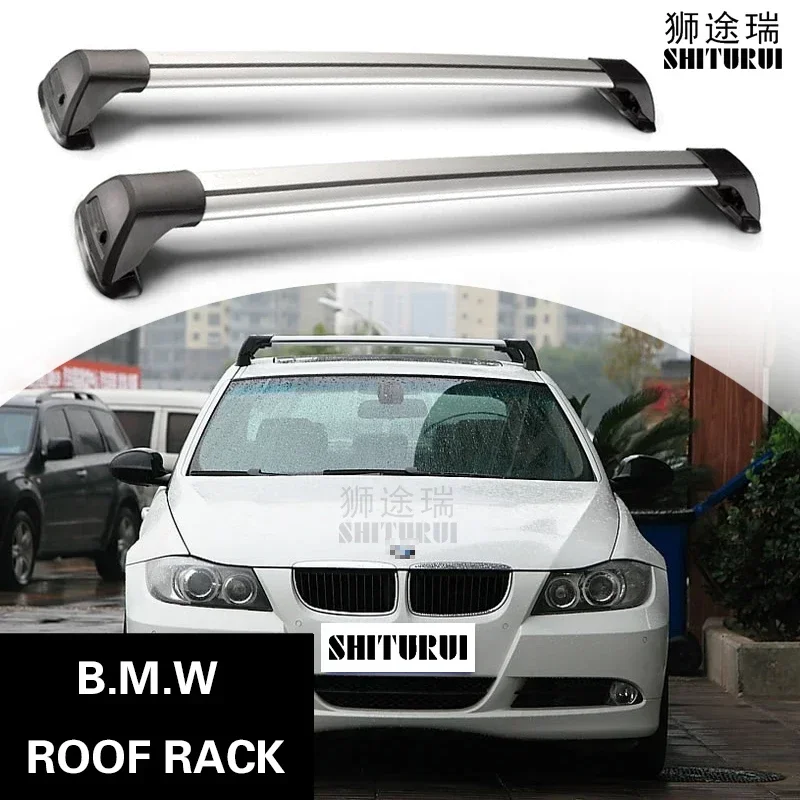 

SHITURUI For BWM BMW 4 1 5 2 3 4 Series Serultra quiet truck roof bar car special aluminum alloy belt lock