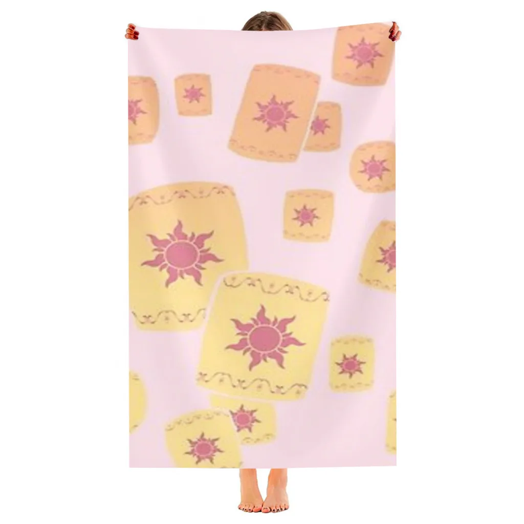 

Floating Lanterns Gleam Variant Beach Towel Poncho Bathing Towels Cover-ups Quick Dry Sand Free Yoga Spa Gym Pool