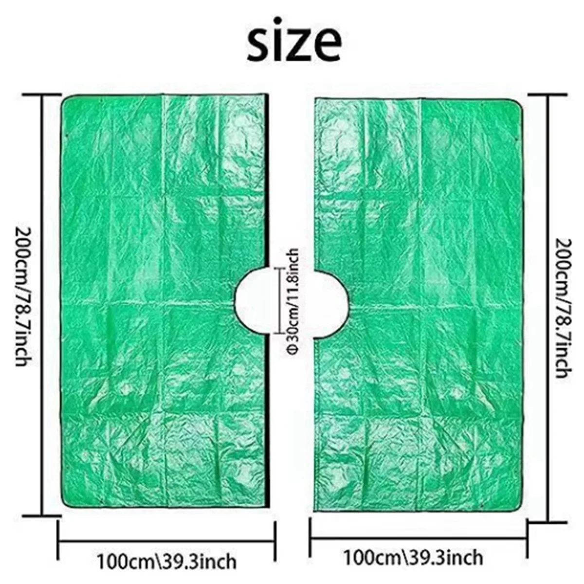 

A56X водонепроницаемый брезент для обрезки садовых деревьев с 12-дюймовым отверстием для аксессуаров для обрезки деревьев и живой изгороди