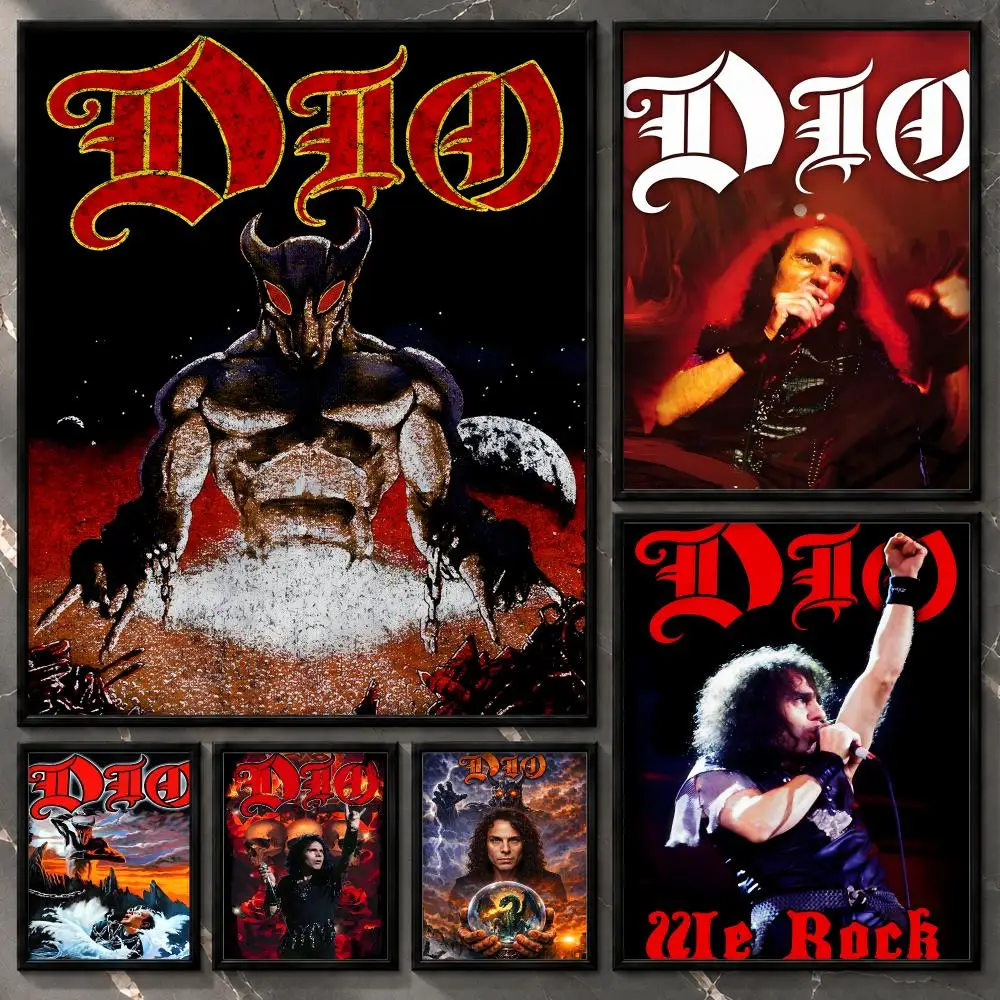 Album-Performance-Alternative-Stageart-Collectible-Legendary Dio Poster Aesthetic Unframed Wall Prints for Bedroom & Living Room