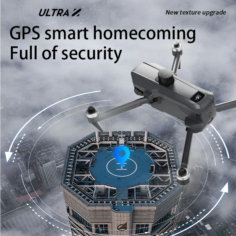 طائرة بدون طيار AE30 Ultra GPS 4K كاميرا احترافية عالية الدقة 3 محاور Gimbal Brushles Airdrop RC Quadcopter 5.5 بوصة للتحكم في الشاشة طائرات بدون طيار لصيد الأسماك #3