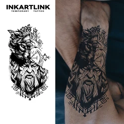 Time old man temporary tattoo sticker, waterproof magic tattoo, lasts to 15 days fake tattoo, semi permanent tattoo