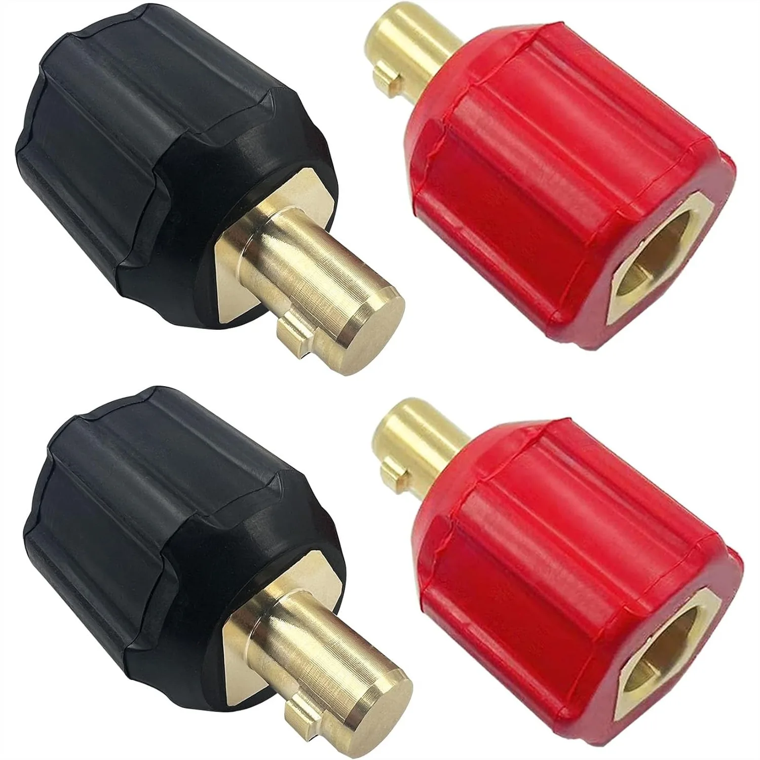 

2Pack 05335 Welding Leads Adapter Set, Dinse-Type Machine Plug Connector, Tweco LC40 Male to Dinse Female, Replaces Miller