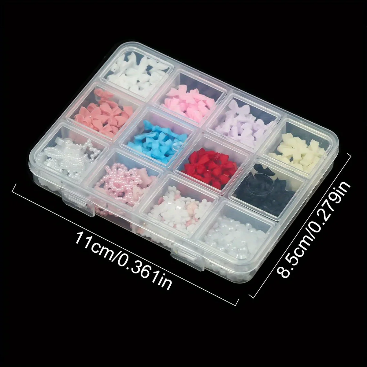 3 قطعة/الوحدة مختلط الراتنج Bowknot مسمار الفن زينة ثلاثية الأبعاد الاكريليك السحر Kawaii الملونة القوس حجر الراين DIY بها بنفسك مانيكير اكسسوارات