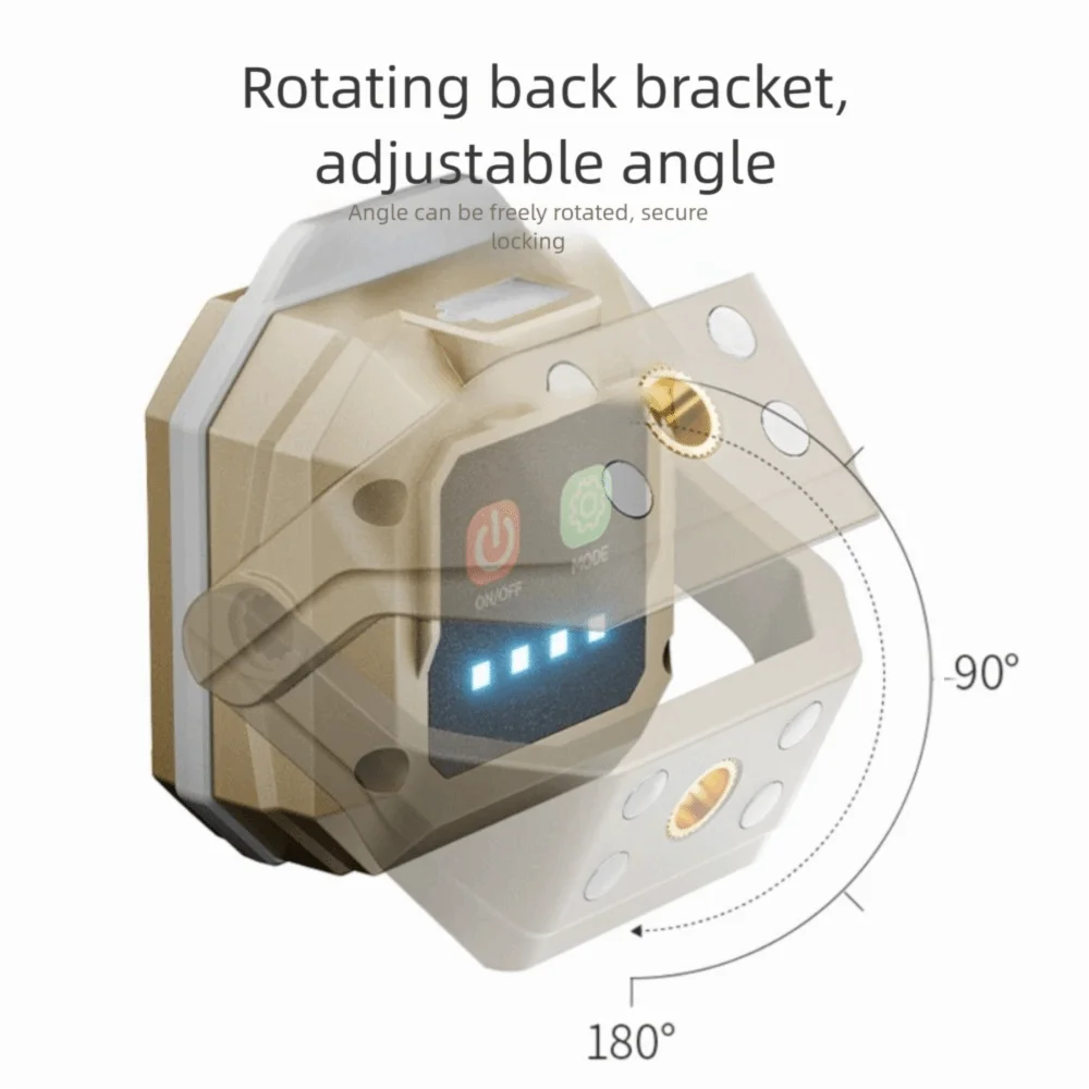 Multi-functional Cob Key Light USB Rechargeable Magnetic Base Rechargeable Torch IPX4 Waterproof Bright LED Emergency Light
