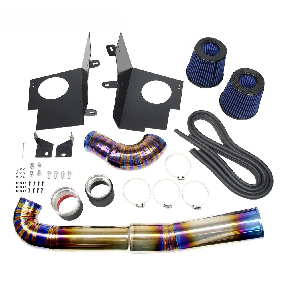 New carbon fiber titanium cooling intake system G80 G82 M3 M4 Competition S58 air filter