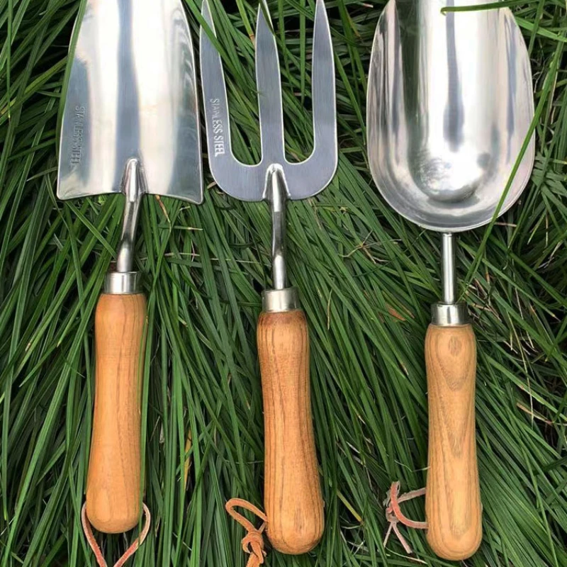 

Planting tool set, planting flowers and vegetables, digging, changing pots, loosening soil, shovel three-piece set