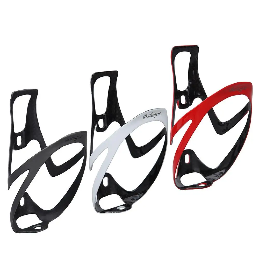 

Lightweight Carbon Fiber Water Bottle Cage for Road Bikes Mountain Bikes Multi-Color Options Red Black Grey Professional Cycl...