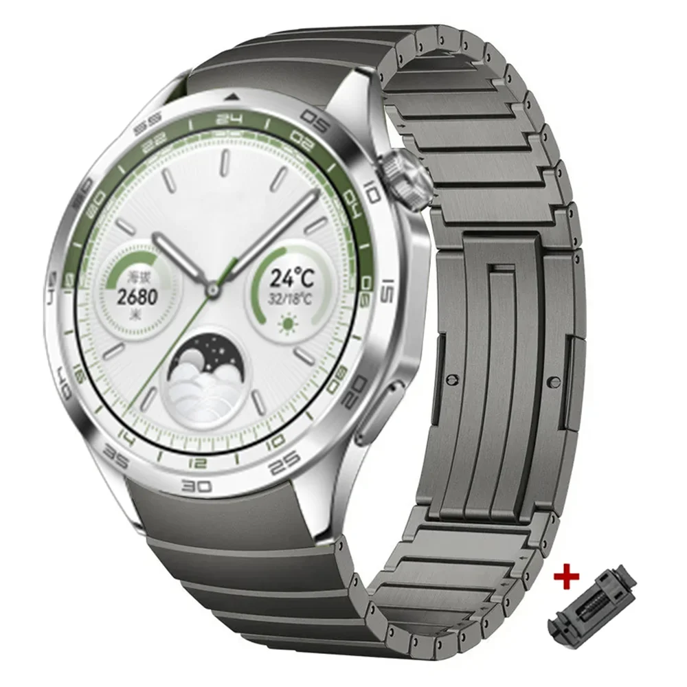 

Luxury Exclusive Strap for Huawei Watch GT4 46mm 22mm Stainless Steel Band Correa Quick Release Quick Fit Men's Style Bracelet