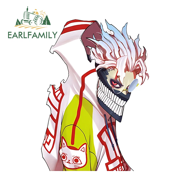 EARLFAMILY for Great Okrun Popular Anime Man Car Stickers Waterproof Fashionable Cartoon Decals Vinyl Self-adhesive Car Goods