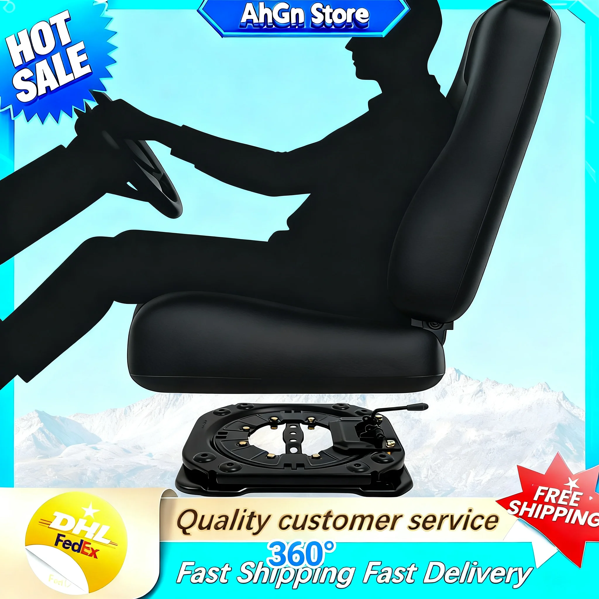 

Seat Swivel Base RV Universal Seat Swivel Base Steel Plate Swivel Seat Base with 4 Locking Points 360° Rotatable Load 130kg