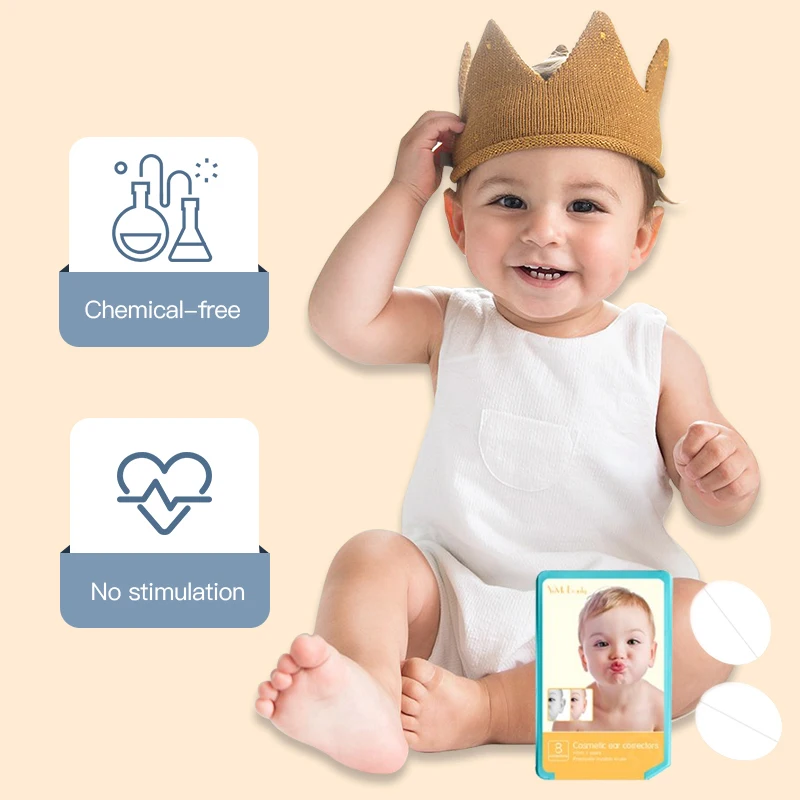 

Набор из 8 корректоров для ушей: пластыри-фиксаторы для ушей, косметические наклейки для ушей, имитирующие эльфьи уши, инструмент для коррекции вытянутых ушей