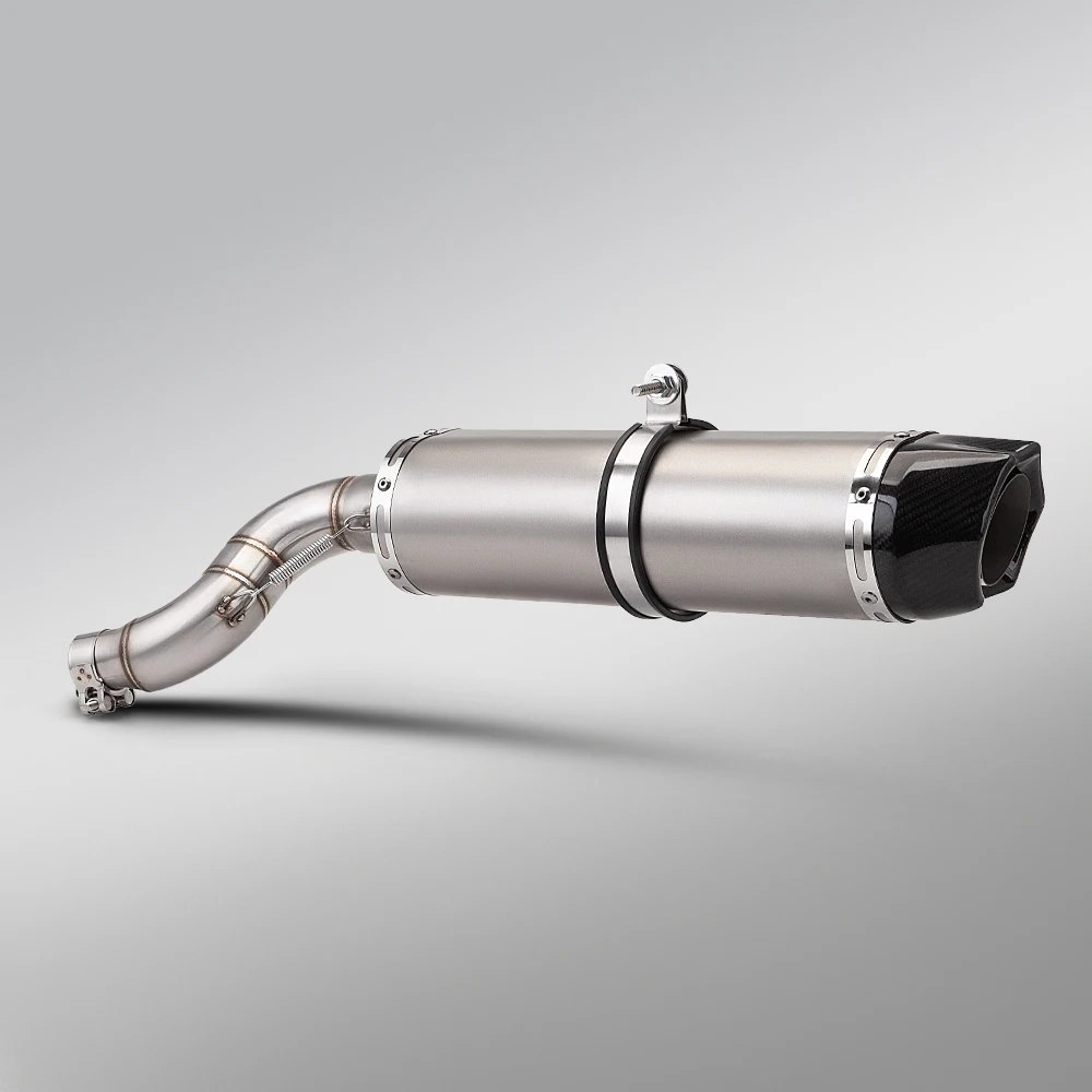 FOR CTX700 2014-2016 Slip On Exhaust Mid Pipe Equipped AW10 Tail Pipe Two Sizes 370mm 470mm Motorcycle Accessories 2