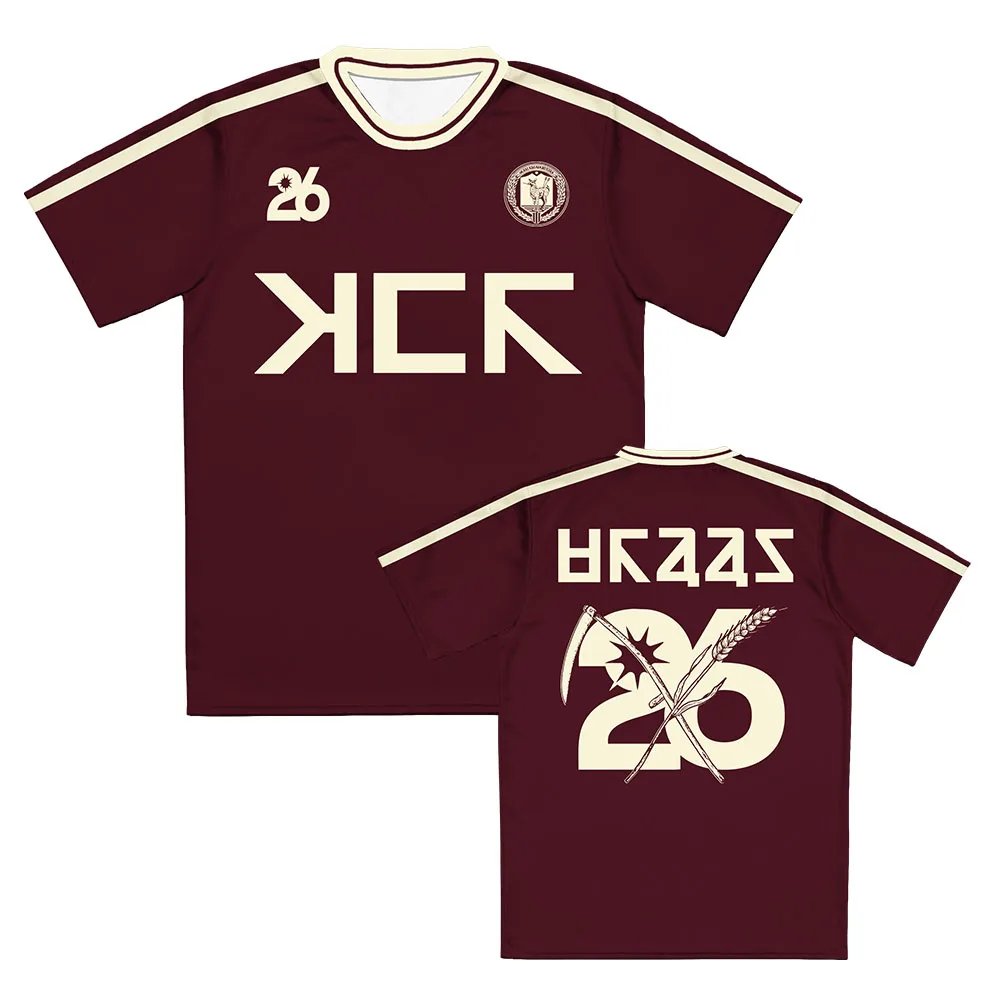 2026 MCR My Chemical Romance Draag Retro Football Jersey Shirt, Men's Women's Summer The Black Parade Tour Quick Drying T-shirt