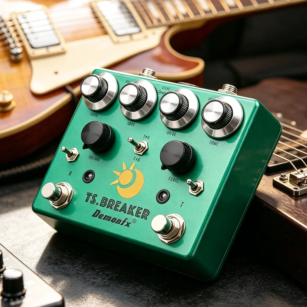 Demonfx Overdrive Guitar Effect Pedal Two Independent Overdrive In One Pedal TS.BREAKER Overdrive Pedal