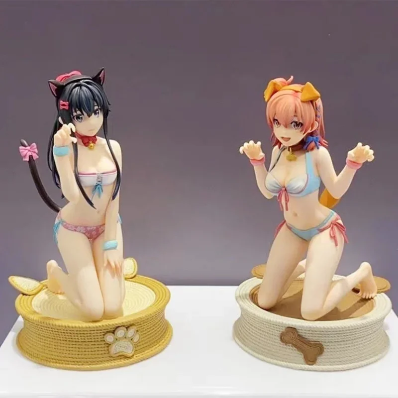 

Anime Action Figure Oregairu Aforce Yukino Yukinoshita Swimsuit Cat Ear Version Collectible Statue For Anime Fans