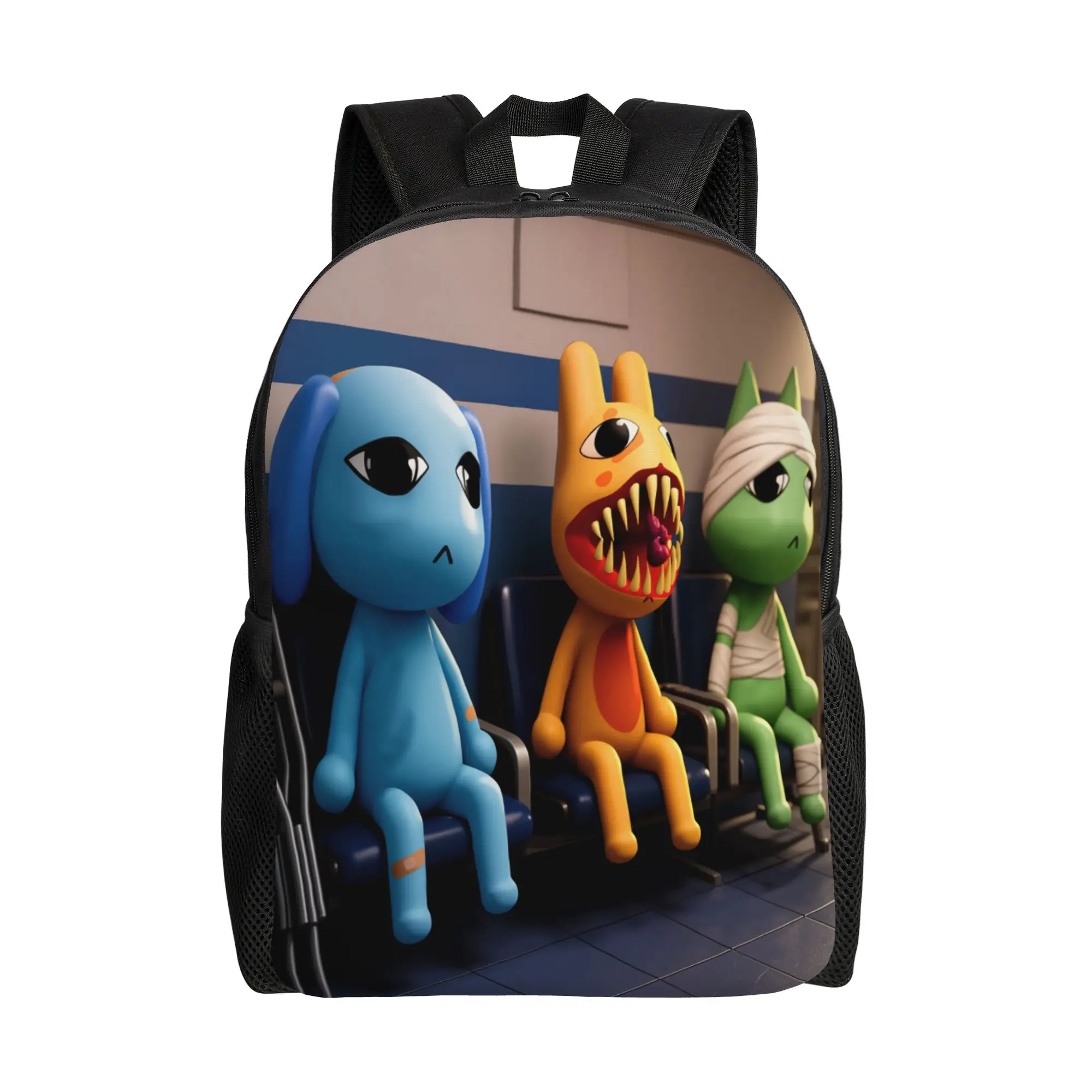 Horror Games Animals Hospitals Backpack for Men Women Casual Student Hiking Travel Daypack  Laptop Computer Canvas Bags Sports