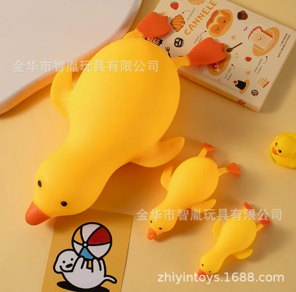 Squishy Antistress Duck Fidgets Toys Cute Goose Animals Vent Toys for Kids Adults Decompression Stretch Toys Friends Best Gift