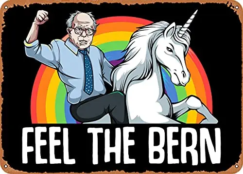 

Feel The Bern Bernie Sande винтажный вид металлический знак патент художественные принты Ретро подарок 8x12 дюймов