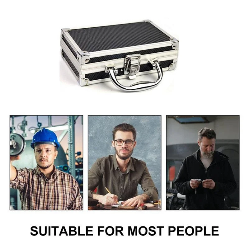 AC88-5X Aluminum Alloy Toolbox Accessories Storage Box Practical Aluminum Suitcase Portable Handle Small Toolbox Storage Box