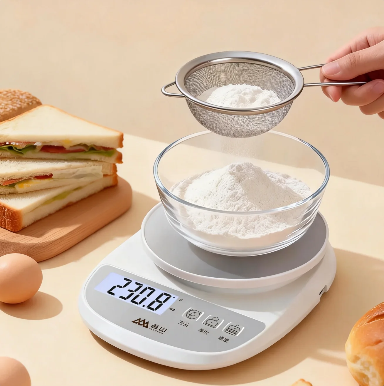 7129 Digital Body Weight Scale 180kg/0.1kg Precision LED Display  Bathroom Scale for Home Use