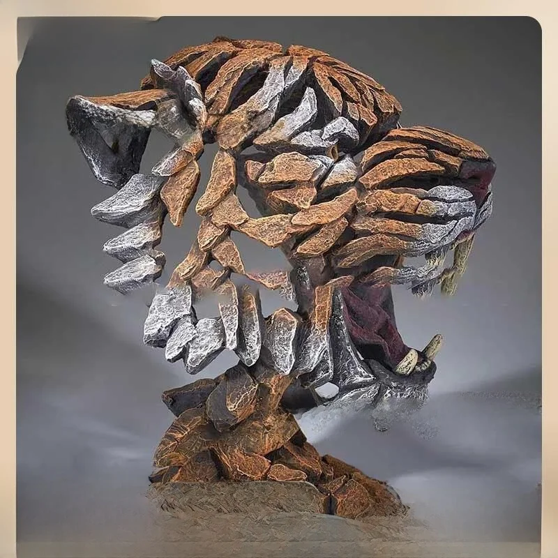 Contemporary Animal Sculpture Attracting Cross-Border New Style Modern Home Decorative Ornaments Synthetic Resin Material